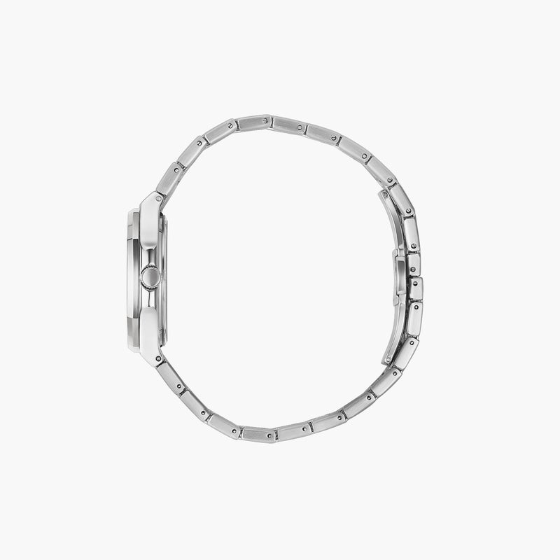 OMAX Silver Analog Watch with Blue Dial for Women - Image 2